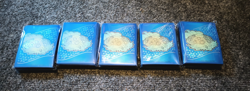 Five Pack 65 Ct Stellar Crown ETB Terapagos Card Sleeves Sealed Pokemon NEW - Image 1