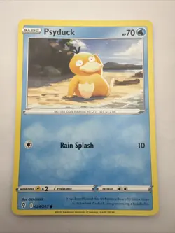 Pokemon TCG Psyduck 024/203 Common Non Holo Evolving Skies - Image 1