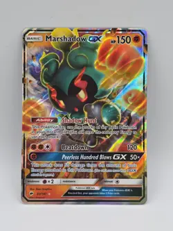 Pokemon TCG Marshadow GX Burning Shadows 80/147 Holo Ultra Rare - Image 1