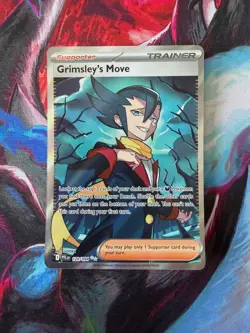 Grimsley's Move 120/094 Full Art Trainer Holo - Phantasmal Flames - Pokemon TCG - Image 1