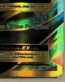 Pokemon TCG M Venusaur 100/108 EX Full Art Ultra Rare Card 100/108 LP LIGHT PLAY - Image 2