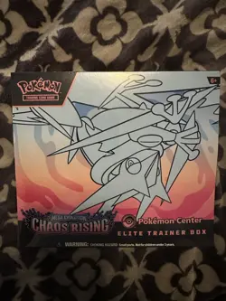 Pokemon Center Elite Trainer Box Mega Evolution: Chaos Rising Pokemon TCG EN 6+ - Image 1