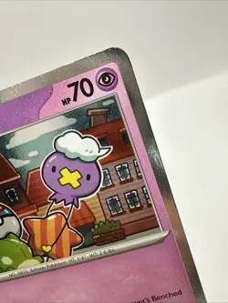 Drifloon 005 Black Star Promo SWIRL Cosmos Holo Pokemon TCG Fresh Near Mint #C - Image 3