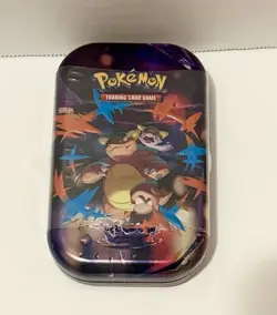 Pokemon TCG Mega Evolution Mini Tin Mega Kangaskhan Sealed New - Image 1