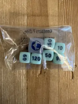 Pokemon TCG Silver Tempest ETB Dice - Image 1