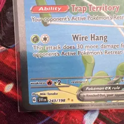 The Pokemon Company Spidops ex 243/198 SV01 Scarlet & Violet Holo Ultra Rare 260 - Image 5