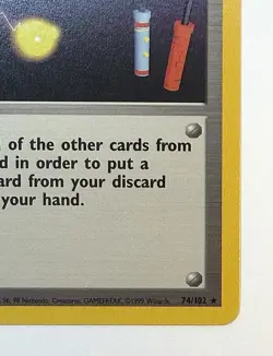 Item Finder - 74/102 - WOTC Base Set Rare Pokemon Card - NM/LP+ - Image 5