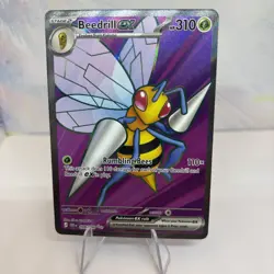 Beedrill ex 98/86 Full Art Double Ultra Rare Pokemon Chaos Rising ME04 NM - Image 1