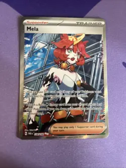 Pokemon Mela TCG Paradox Rift Holo Ultra Rare Card 236/182 - Image 1