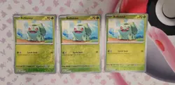 3 Bulbasuar Cosmos Holo Pokemon Card Lot - (NM - LP) - Image 1