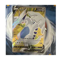 Pokemon TCG Lugia V 185/195 Silver Tempest Ultra Rare Holo ENG 2022 - Image 1