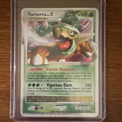 Pokemon Torterra LV.X DP09 Diamond & Pearl 2007 Holo Promo Level Up 160 HP - Image 1