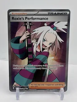 ROXIE'S PERFORMANCE 112/086 ME04: CHAOS RISING POKEMON NM - Image 1