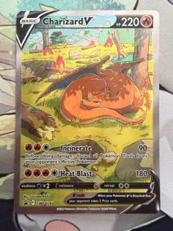 Pokemon TCG Charizard V SWSH260 Sword & Shield Promo Holo 220 HP English - Image 1