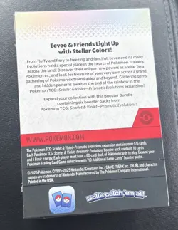 Pokemon TCG Scarlet Violet Prismatic Evolutions Booster Bundle Sealed, 6-Pack - Image 2