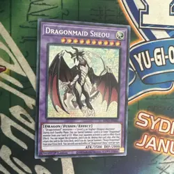 Yugioh! Dragonmaid Sheou MP21-EN065 Secret Rare 1st Edition NM - Image 1