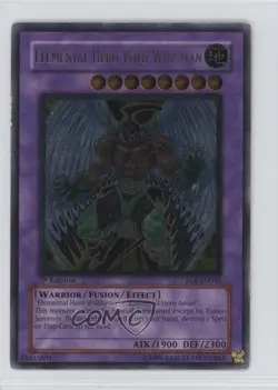 UL - Elemental HERO Wild Wingman 1st Ed. YuGiOh Enemy of Justice #EOJ-EN035 2006 - Image 1