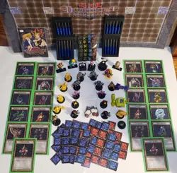 Yugioh Dungeon Dice Monster DDM Box Starter Set Board Game 26 Figure 22 Card Lot - Image 1