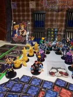 Yugioh Dungeon Dice Monster DDM Box Starter Set Board Game 26 Figure 22 Card Lot - Image 3