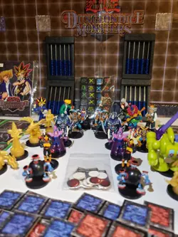 Yugioh Dungeon Dice Monster DDM Box Starter Set Board Game 26 Figure 22 Card Lot - Image 4