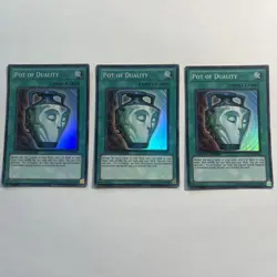 x3 - Pot of Duality - CT08-EN008 - Super Rare - Limited - Yugioh - VLP- LP - Image 1