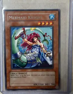 Yugioh Mermaid Knight DR2-EN137 Rare Dark Revelation Volume 2 LP - Image 1