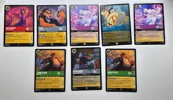 Lorcana Fabled Lot of 8 Legendary cards - Image 1