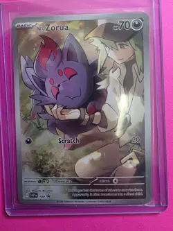 Pokemon TCG SV Promo Cards N's Zorua # SVP189 Promo Near Mint - Image 1