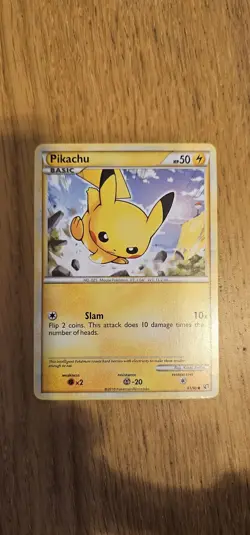 Pokemon Pikachu TCG Undaunted Card 61/90 Regular Common LP - Image 1