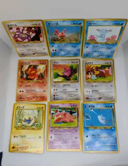 Lot of 9 Vintage Pokemon Card TCG Neo Genesis Destiny Revalations - Japanese EN - Image 1
