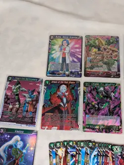 110+ LOT Of Dragon Ball Super Playing Trading Cards Tcg Goku Vegeta Super Bulk - Image 2