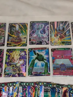 110+ LOT Of Dragon Ball Super Playing Trading Cards Tcg Goku Vegeta Super Bulk - Image 3