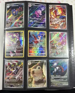 Pokemon Card Lot & Binder, Set of 117 Cards, Lots of Hits, Over $250 in Value! - Image 2