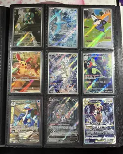 Pokemon Card Lot & Binder, Set of 117 Cards, Lots of Hits, Over $250 in Value! - Image 3
