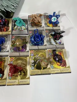 BAKUGAN Battle Brawlers, Tin Case w Insert; 21 Magnetic balls & 66 cards- EX - Image 3