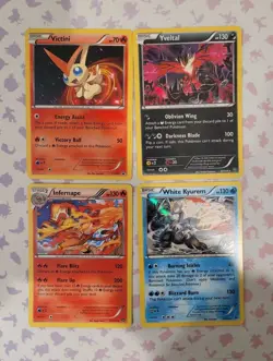 4 XY Holo Pokemon Card Lot - (LP-HP) - Image 1