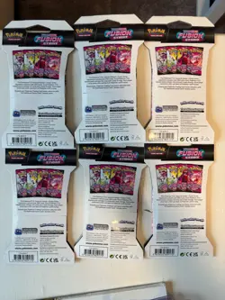 Pokemon TCG: Sword & Shield-Fusion Strike Sleeved Booster Pack (10 Cards) - 6 PK - Image 2