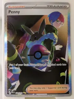 Penny 239/091 Scarlet & Violet Paldean Fates Pokemon Card NM - Image 1