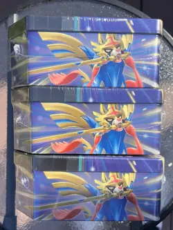 Pokemon TCG Zacian V Tin Lot of 3 - Promo Card + Booster Packs - Factory Sealed - Image 4