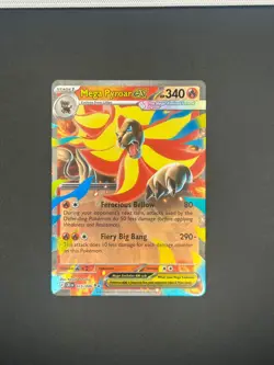 Mega Pyroar EX 015/086 Chaos Rising Double Rare Pokemon TCG NM - Image 1