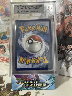 2024 POKEMON TEF EN-TEMPORAL FORCES ILLUSTRATION RARE #168 SNOM BGS 9 - Image 2