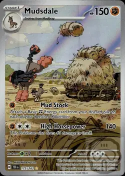 Mudsdale 175/162 Illustration Rare Temporal Forces Pokemon Holo NM/M - Image 3