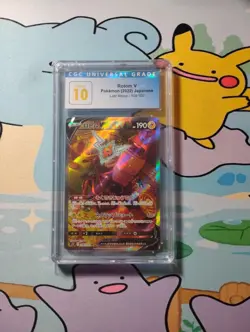 CGC 10 Perfect Pokemon TCG Rotom V Lost Abyss Japanese 104/100 - Image 1