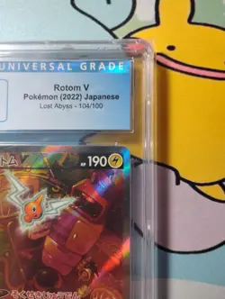 CGC 10 Perfect Pokemon TCG Rotom V Lost Abyss Japanese 104/100 - Image 3