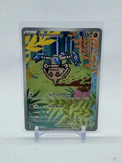 Hitmontop 240/217 ascended heroes Illustration Rare Full Art Holo EN 2024 - Image 1