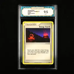 TQG 9.5 Mint+ 2006 Pokemon ENG Energy Search #8/12 - Image 1