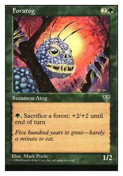 Foratog Mirage MTG - NM+ - Image 1