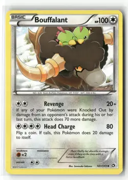 BOUFFALANT 107/113 UC LEGENDARY TREASURES POKEMON NM/M - Image 1