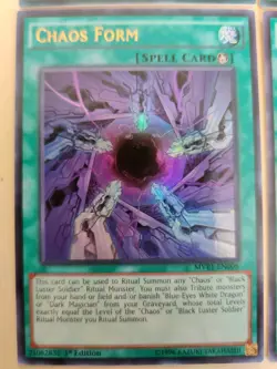 4x Yu-Gi-Oh! Chaos Form MVP1-EN008 Ultra Rare 1st Ed LP - Image 4
