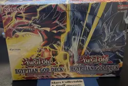 Konami Yu-Gi-Oh! Egyptian God Deck Display 8 Decks Brand New Sealed 1st Edition 83717853091 - Image 1